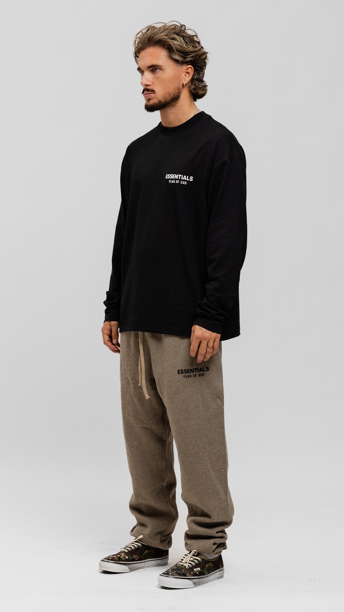 Jet Black Long Sleeve T-Shirt