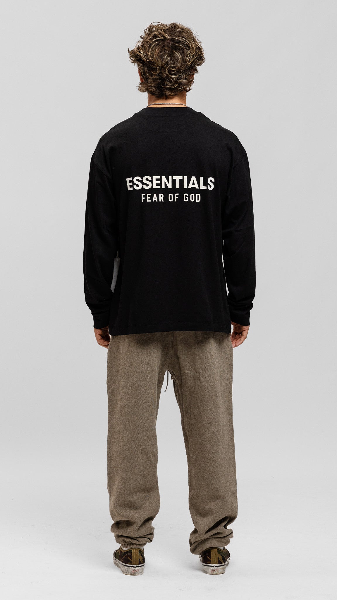 Jet Black Long Sleeve T-Shirt