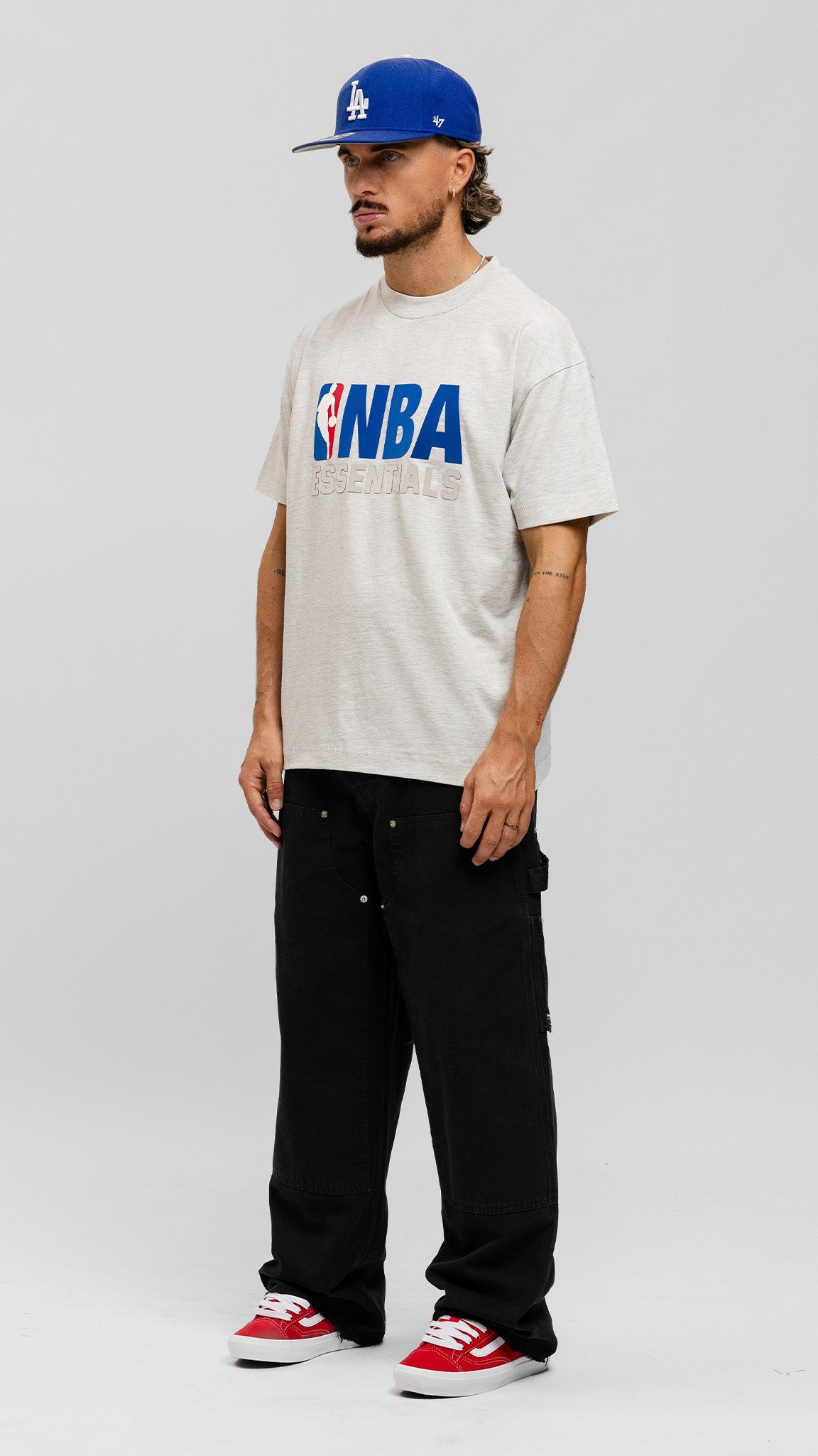 T-Shirt 'NBA - Light Heather'
