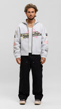 Pitlane Zip Hoodie - Grey