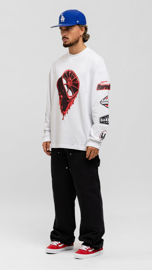 Burnout Longsleeve - White