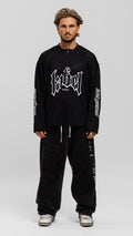 Jersey Longsleeve Top - Black