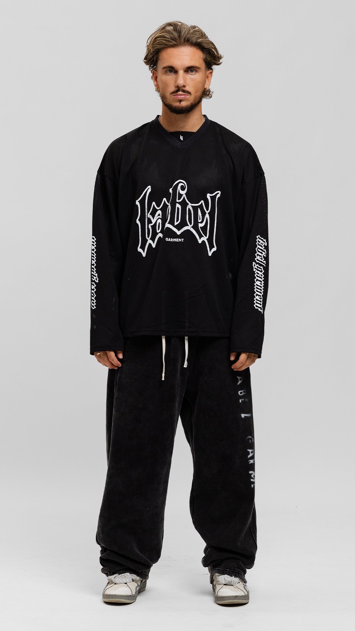 Jersey Longsleeve Top - Black