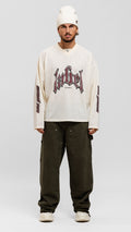 Jersey Longsleeve Top - Off White