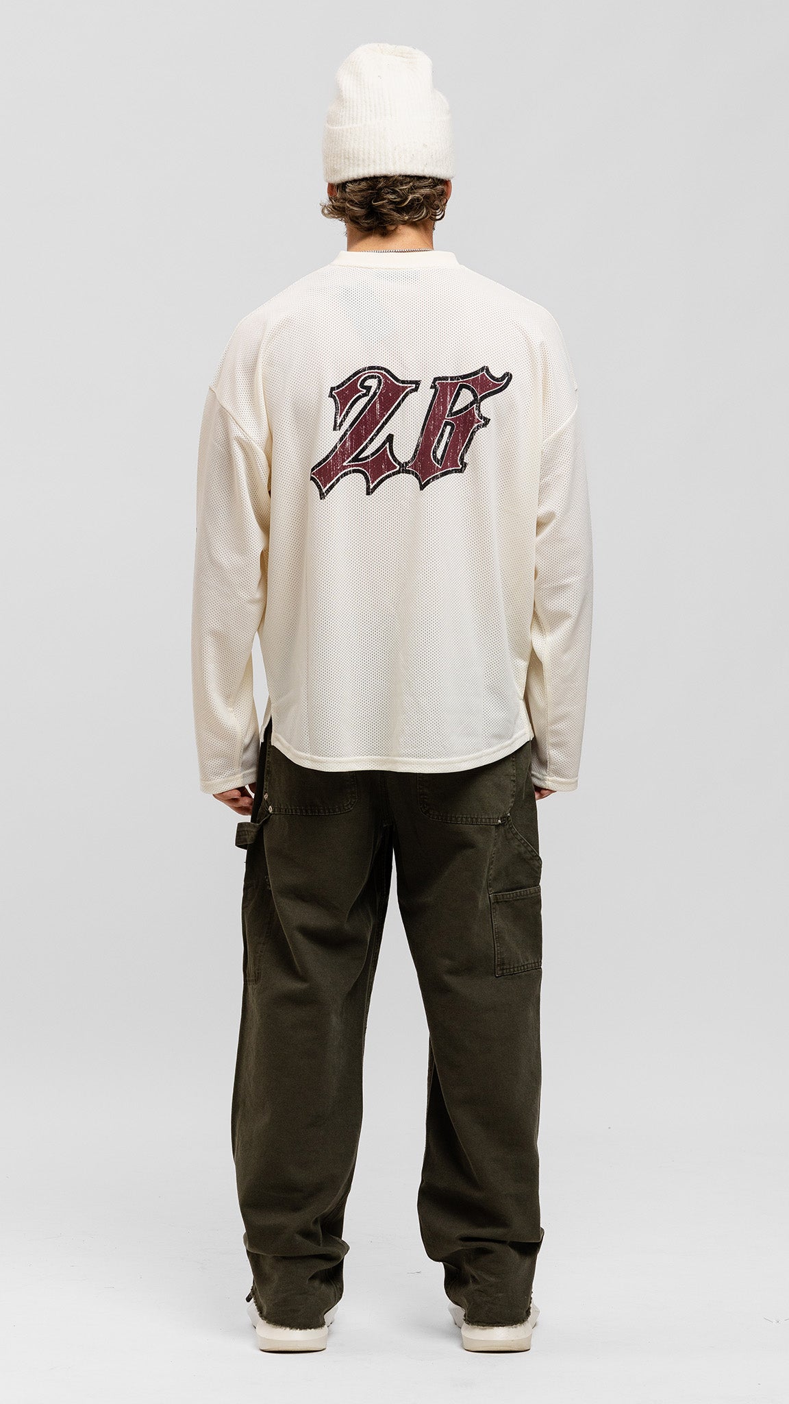 Jersey Longsleeve Top - Off White