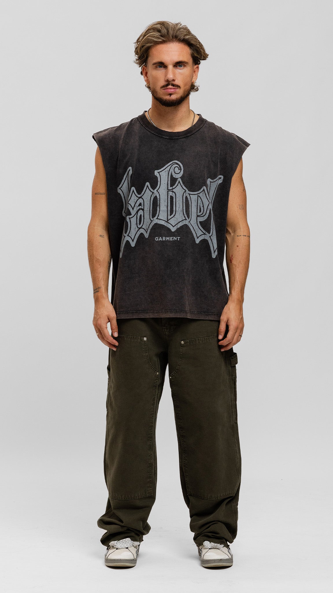 Raw Sleeveless - Dark Grey