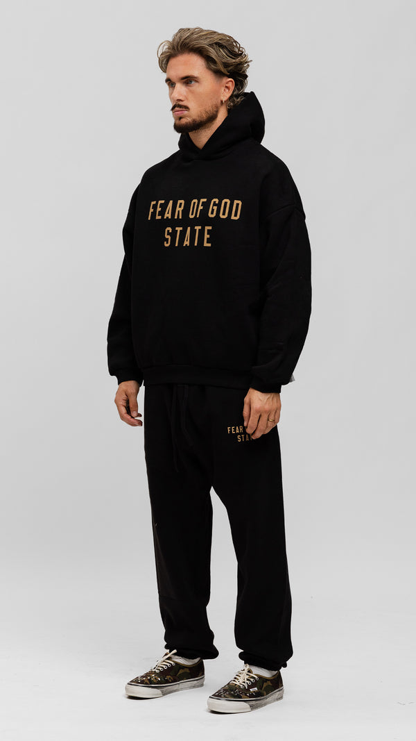 Fleece State Black Pants