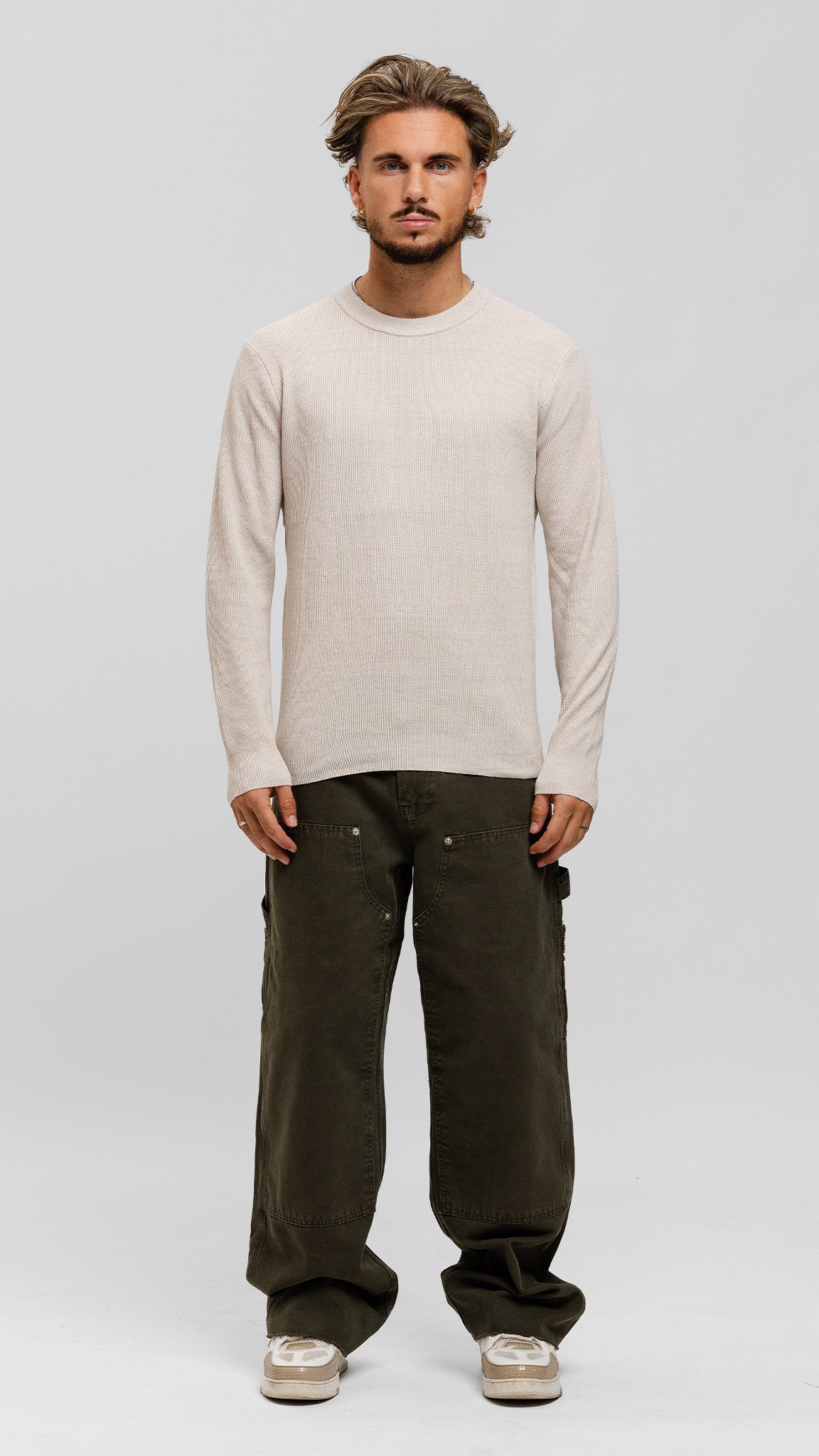 Waffle Knit Sweater