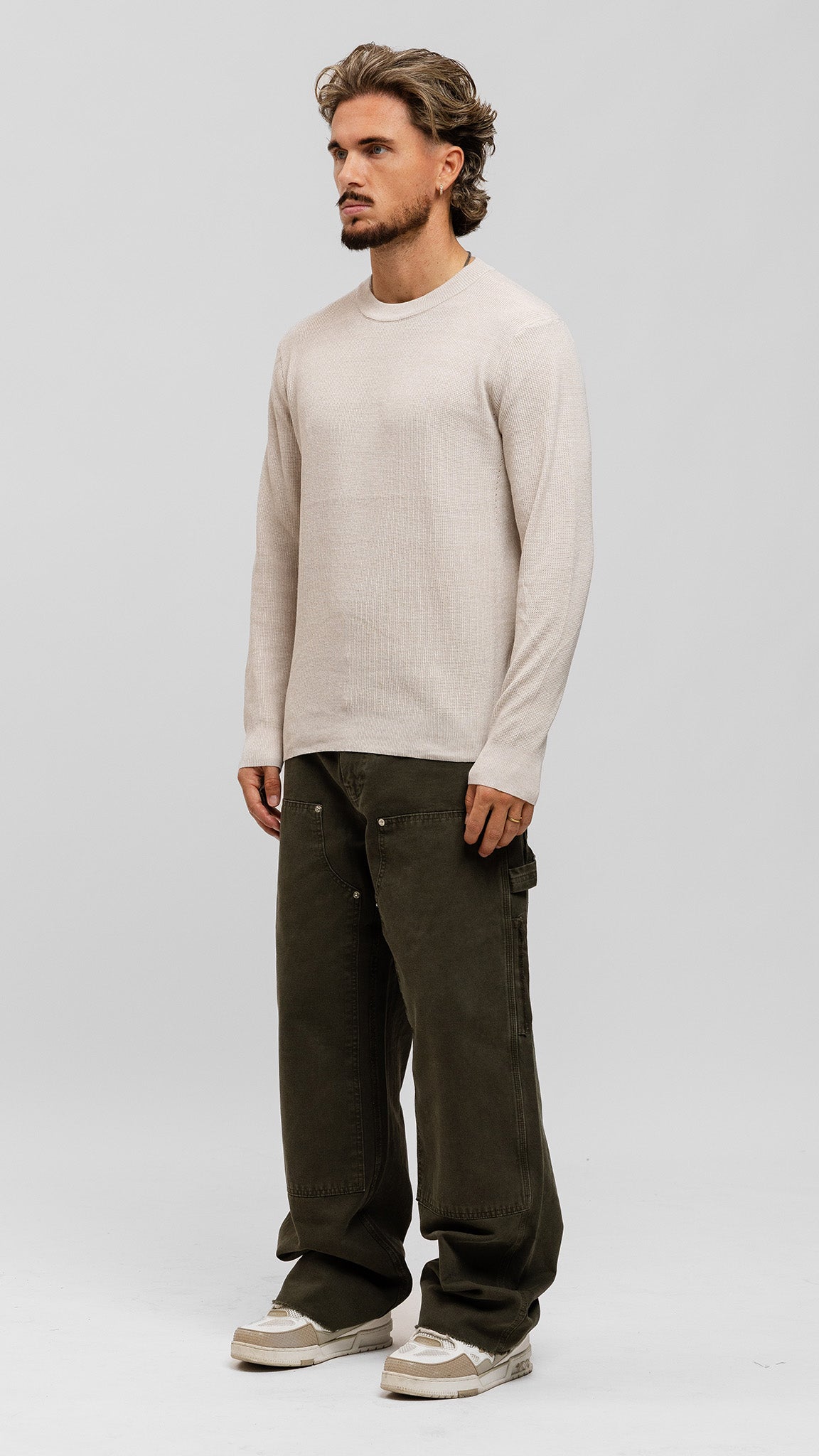 Waffle Knit Sweater
