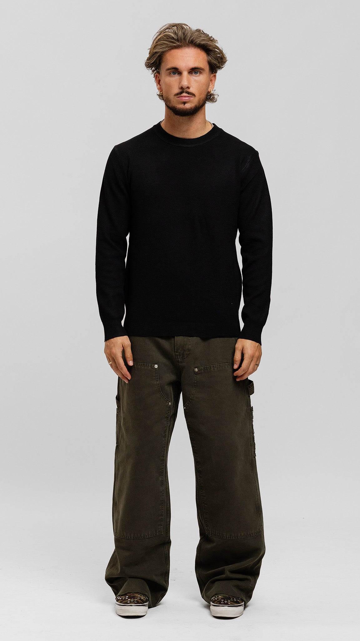 Waffle Knit Sweater