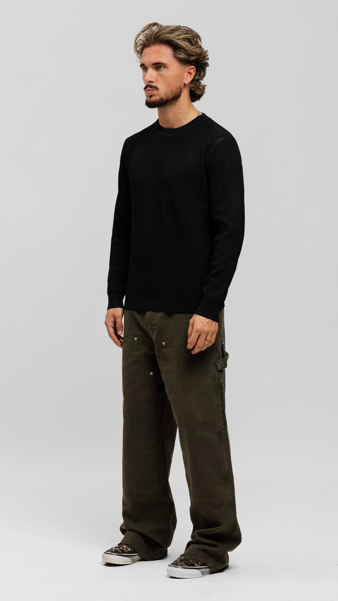 Waffle Knit Sweater