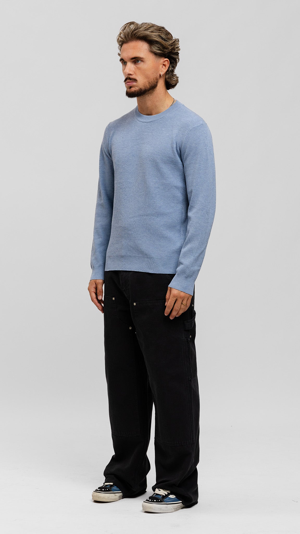 Waffle Knit Sweater