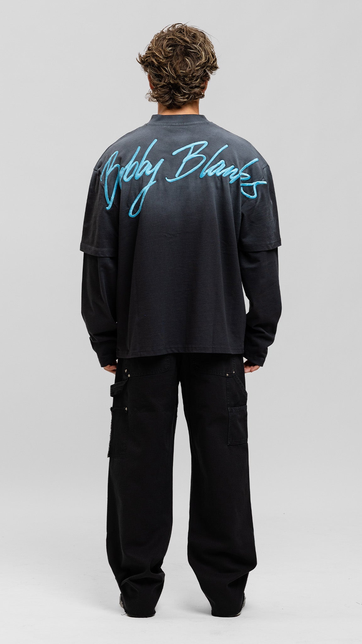 Brixton Double Layer - Washed Grey