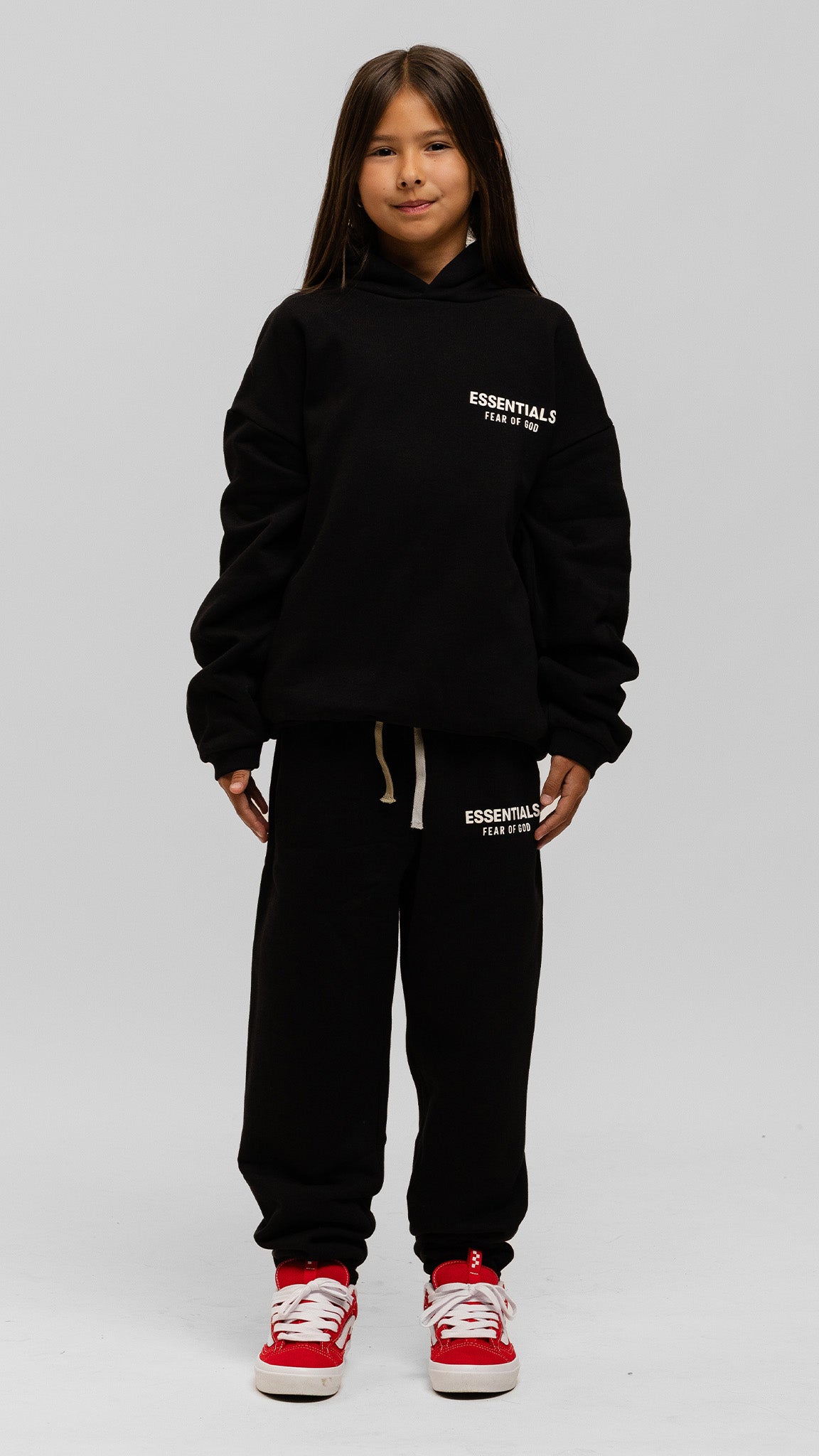 KIDS Black / White Hoodie