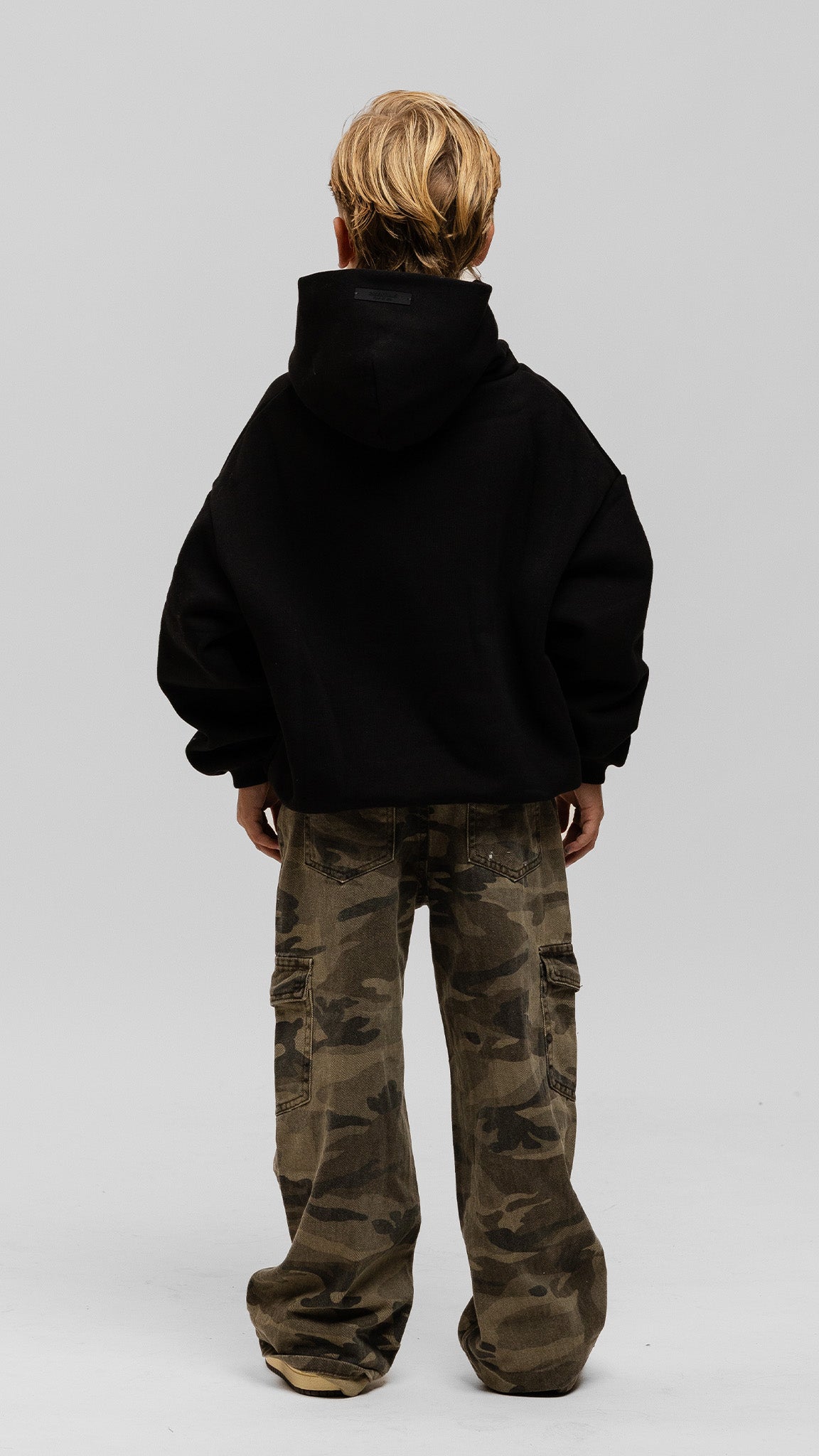 KIDS State Black Hoodie