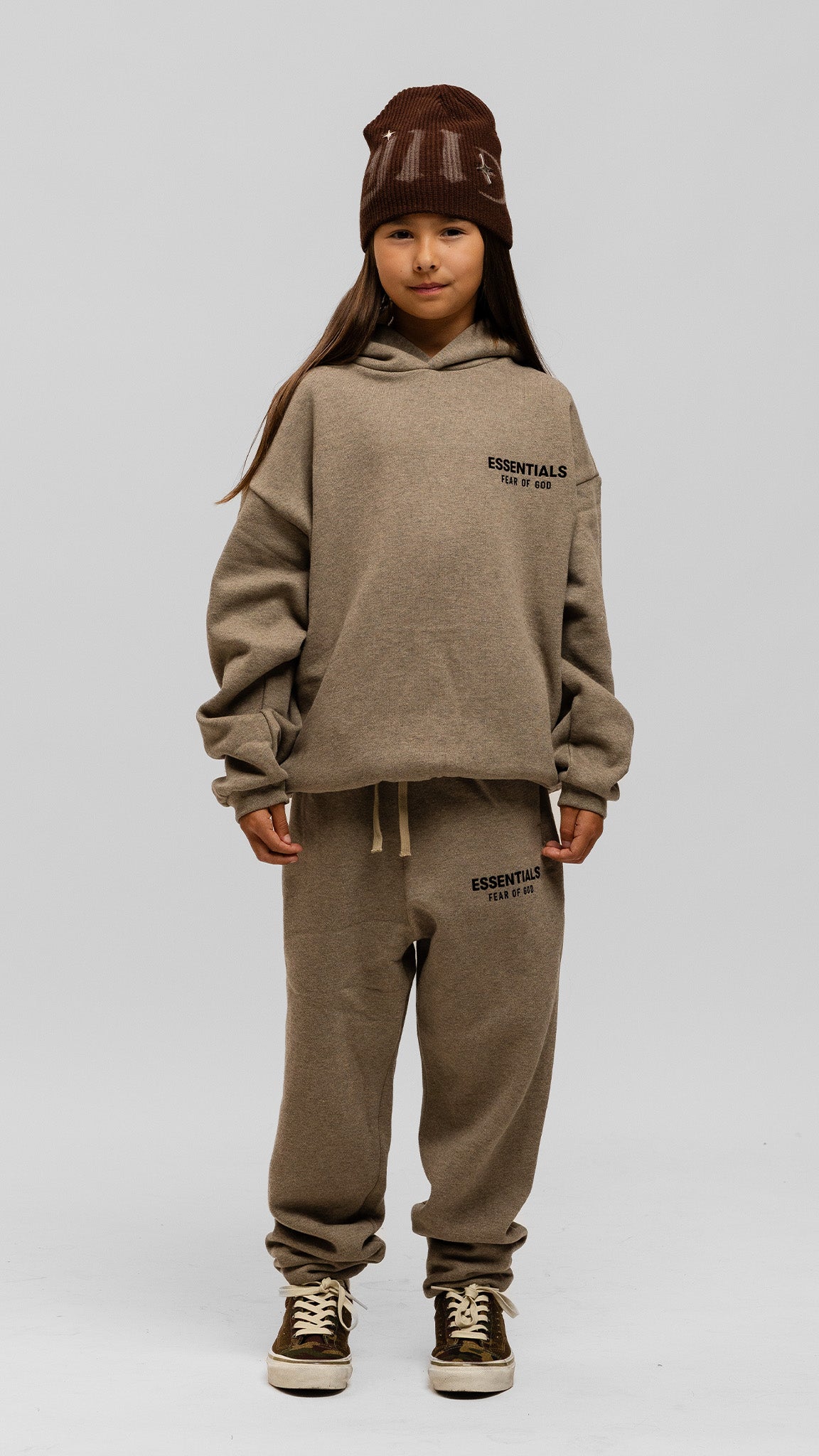 KIDS Heather Grey Hoodie
