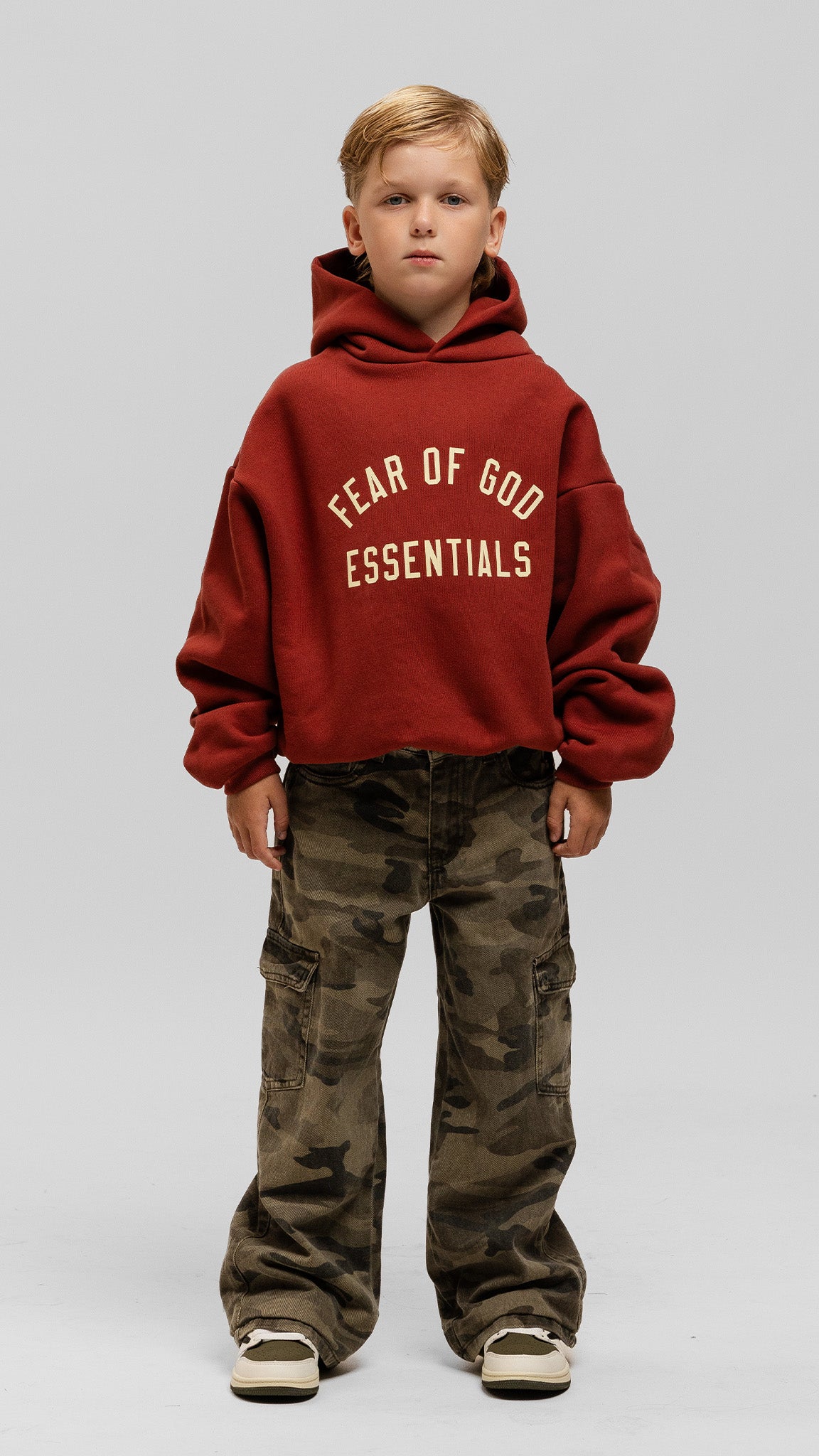 KIDS Crimson Hoodie