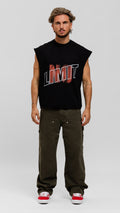 Couchella Sleeveless Tee Black