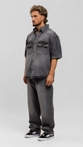 Monogram Pants Denim Washed Grey